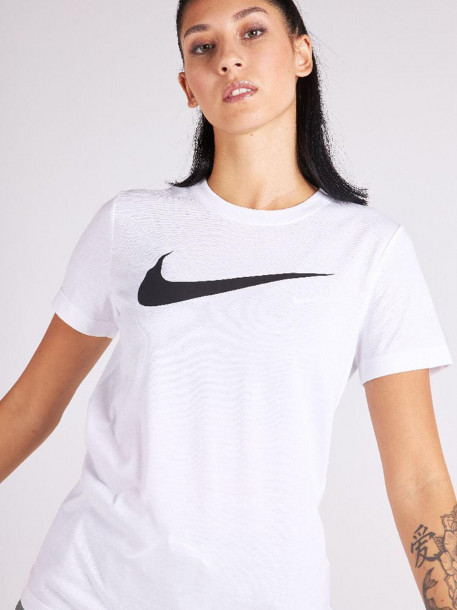 T-shirt dri fit park20 logo manche courte blanc femme - Nike