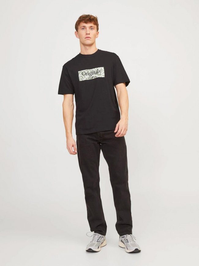 T-shirt jorlafayette branding imprimé noir homme - Jack & Jones