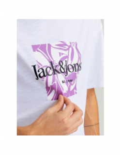 T-shirt jorlafayette branding blanc homme - Jack & Jones