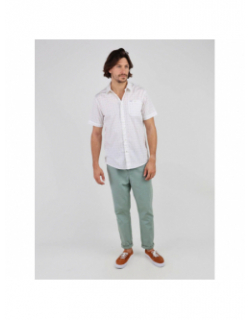 Chemise manches courtes motifs crème homme - Oxbow