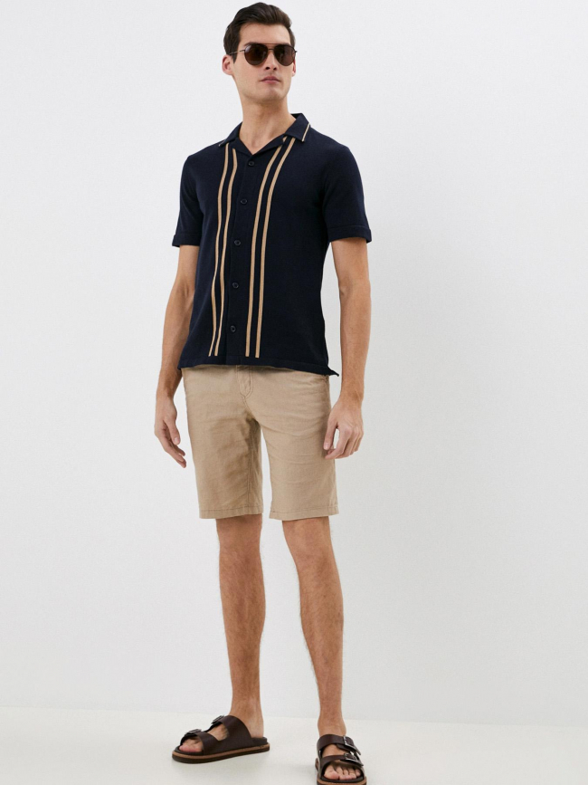 Short lin beige homme - Blend