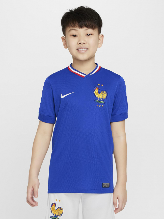Maillot de football domicile 2024 France bleu enfant - Nike