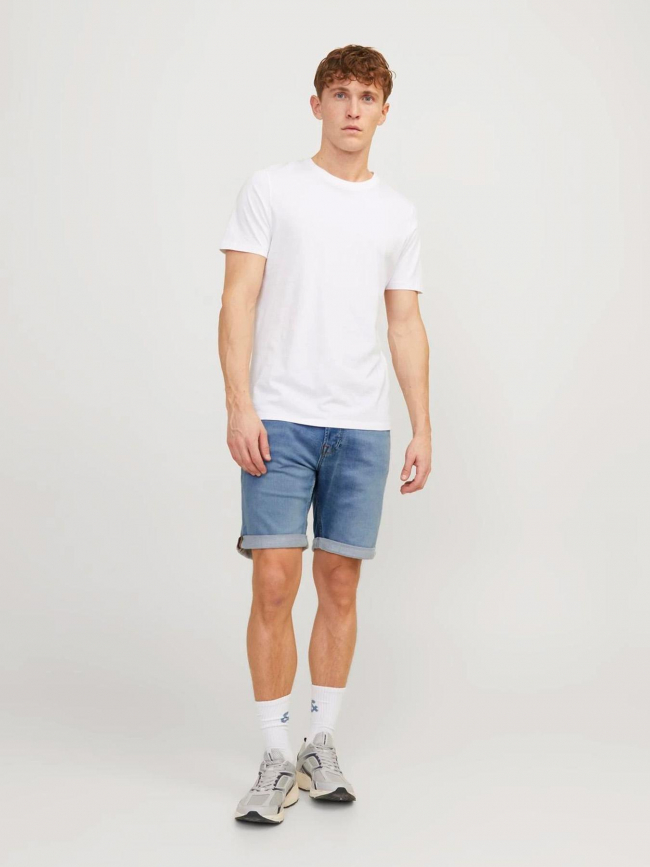 Short en jean rick icon ge 381 bleu homme - Jack & Jones