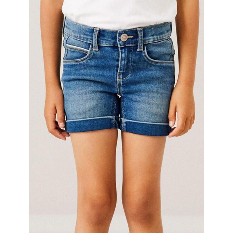 Short en jean nkfsalli slim bleu fille - Name It