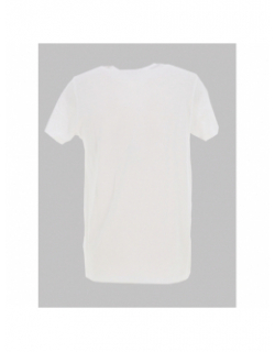 T-shirt manches courtes justin blanc homme - Deeluxe
