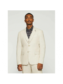 Veste blazer en lin celeste beige homme Izac wimod
