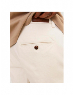 Bermuda fury beige blanc homme - Jack & Jones