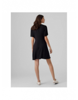 Robe courte boutonnée alba noir femme - Vero Moda