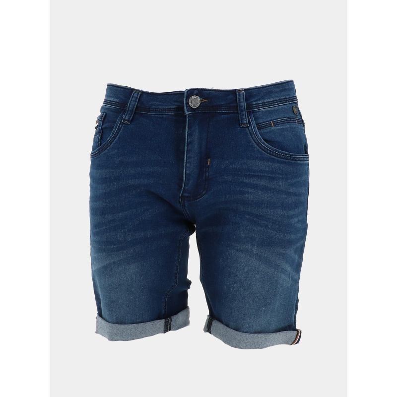 Bermuda jog jeans dark stone bleu homme - RMS 26
