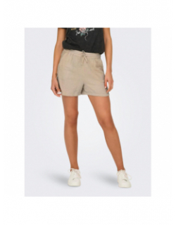 Short thyra beige femme - Only