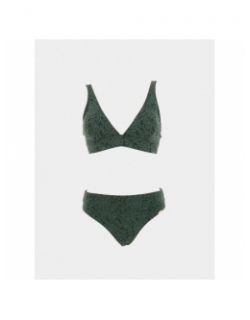 Maillot de bain 2 pièces juddy kaki femme - Grain De Sable