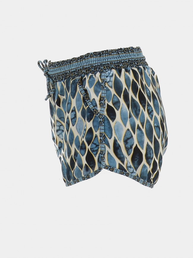 Short de plage charlotte bali bleu femme - Lagon Bleu