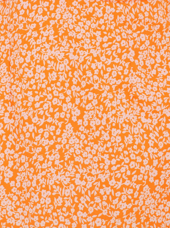 Robe portefeuille olivia imprimés orange femme - Only