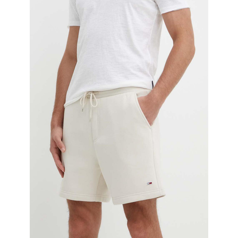 Short molleton beach fleece beige homme - Tommy Jeans