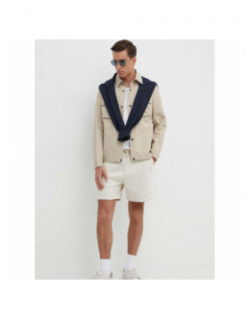 Short molleton beach fleece beige homme - Tommy Jeans