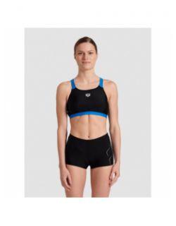 Maillot de bain 2 pièces energy back bleu/noir femme - Arena