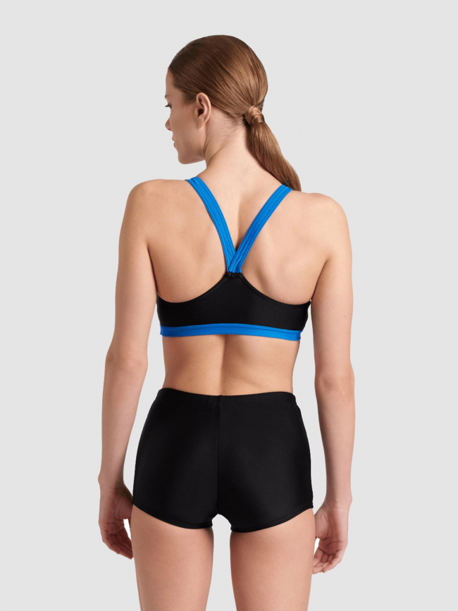 Maillot de bain 2 pièces energy back bleu/noir femme - Arena