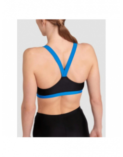 Maillot de bain 2 pièces energy back bleu/noir femme - Arena