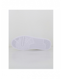 Baskets en cuir court blanc bleu homme - Tommy Hilfiger