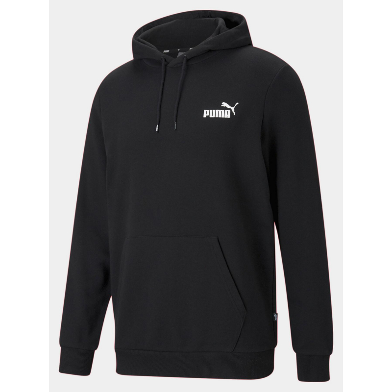 Sweat à capuche essential logo basique noir homme - Puma