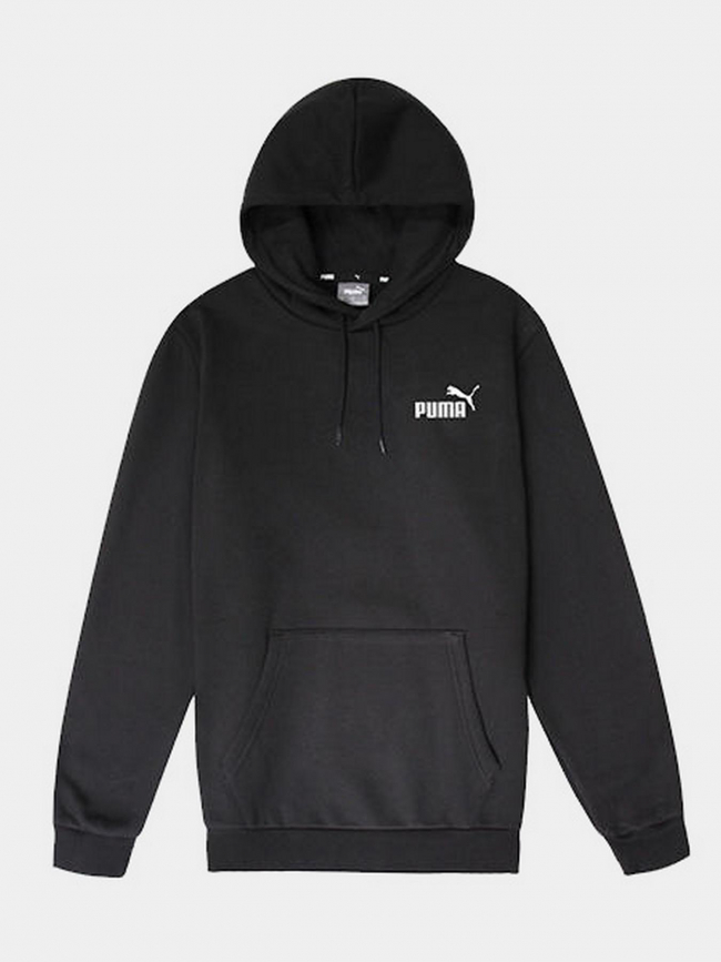 Sweat à capuche essential logo basique noir homme - Puma