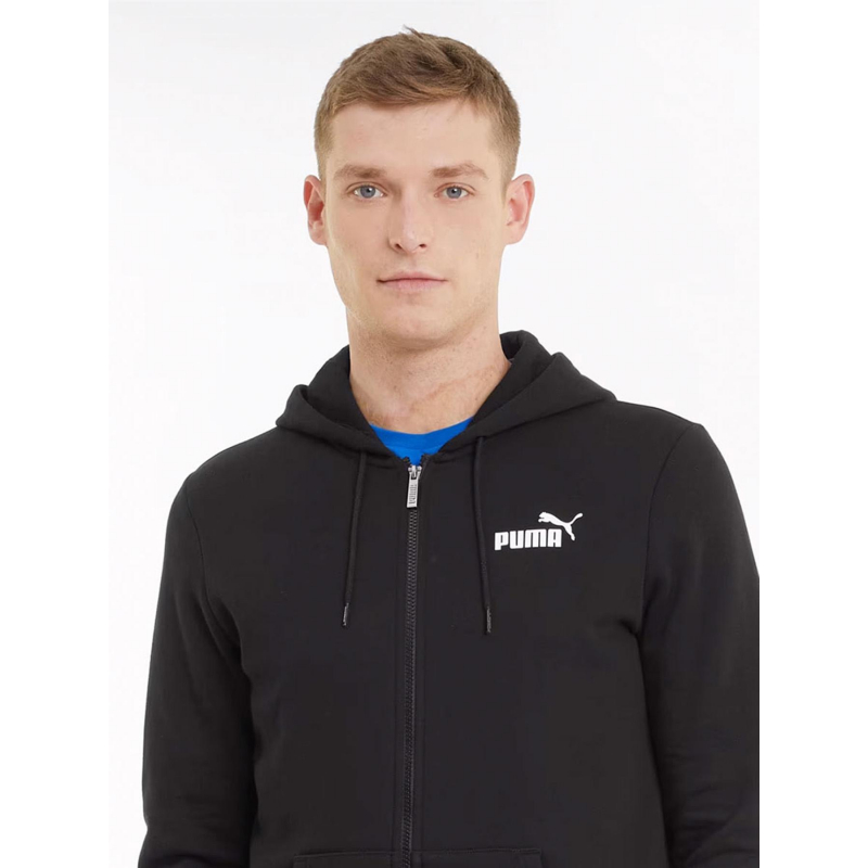 Veste zippé à capuche fd ess noir homme Puma wimod