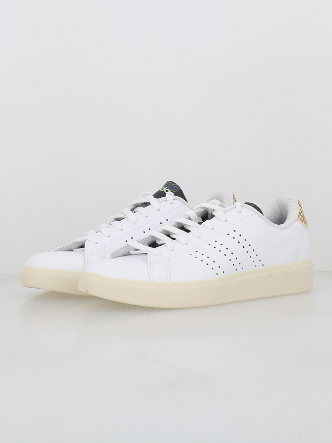 Baskets advantage 2.0 animal blanc femme - Adidas