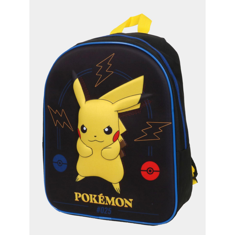 Sac à Dos Pokémon Pikachu - Taille 31x25x9 Cm - Polyester, Design électrique Type - Pour école Ou Loisirs