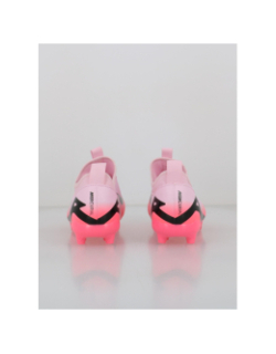 Chaussures de football zoom vapor 15 fg/mg rose enfant - Nike
