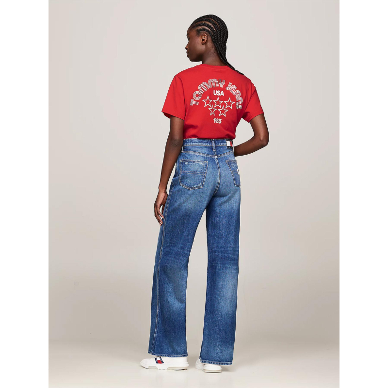Jean large taille haute claire bleu femme Tommy Jeans wimod