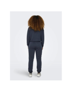 Pantalon de Jogging uni comfort brush bleu marine femme - Only