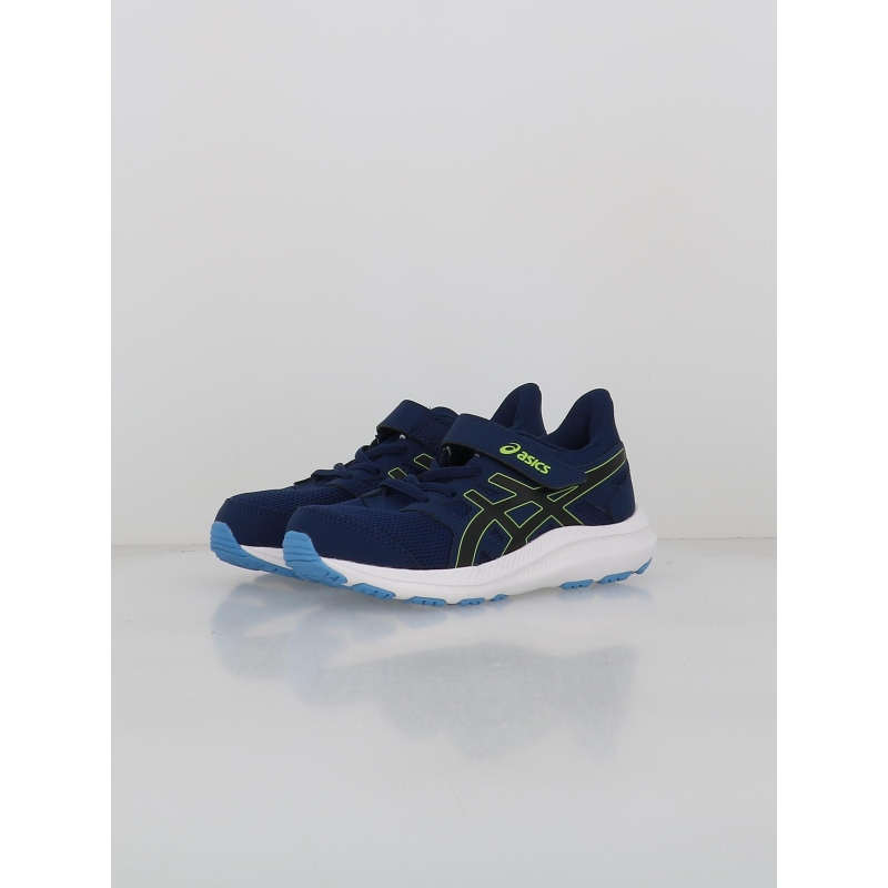 Baskets à scratch jolt ps bleu marine enfant Asics wimod