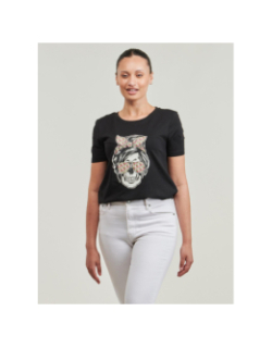 T-shirt stella life noir femme - Only
