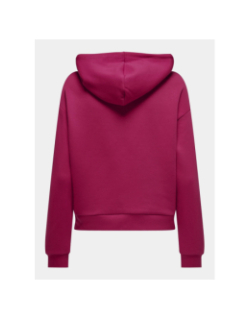 Sweat à capuche lounge ls rose femme - Only Play