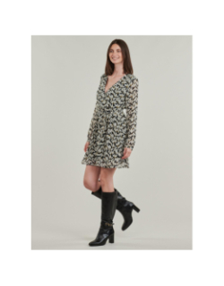 Robe miley imprimée noir blanc femme - Only