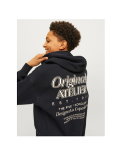 Sweat brooklyn back noir garçon - Jack & Jones