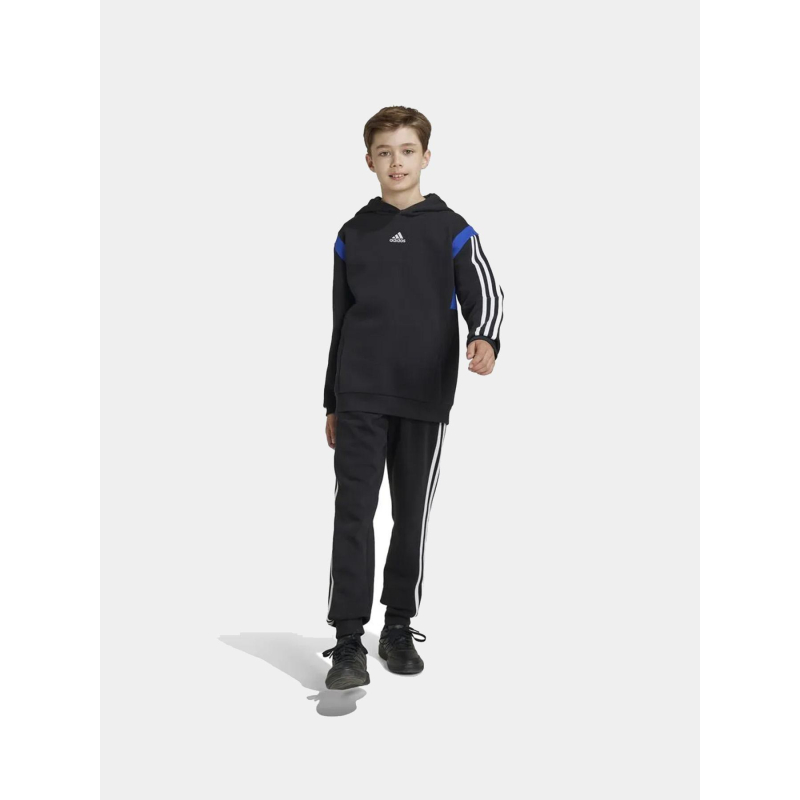 Pantalon de Jogging logo 3 stripes noir enfant - Adidas