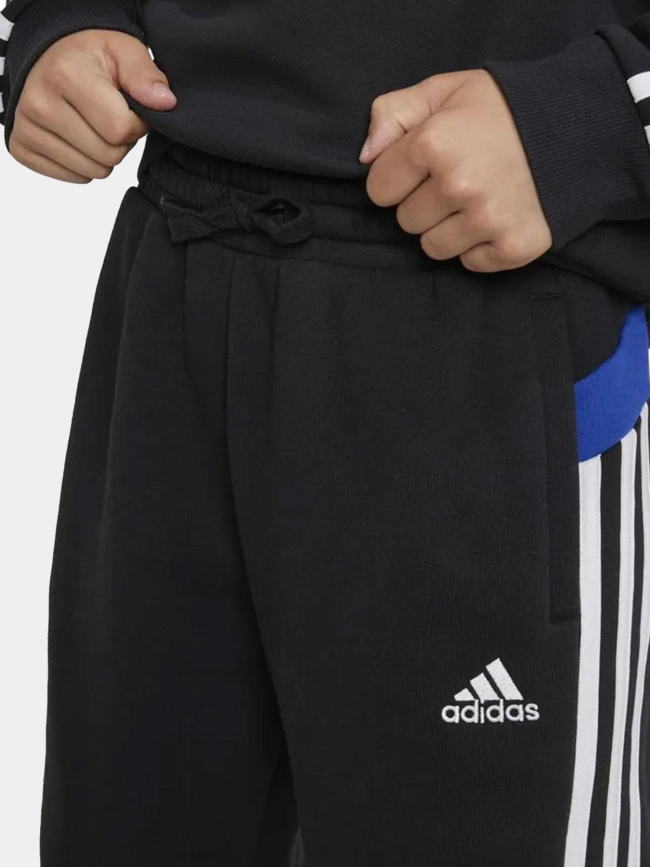 Pantalon de Jogging logo 3 stripes noir enfant - Adidas