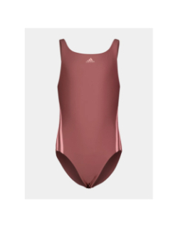 Maillot de bain 3 stripes rose fille - Adidas