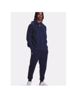 Pantalon de Jogging rival fleece bleu marine homme - Under Armour