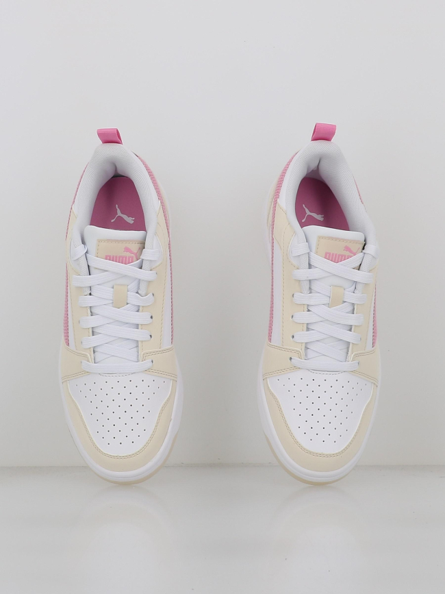 Basket rebound v6 lo beige enfant et adolescent - Puma