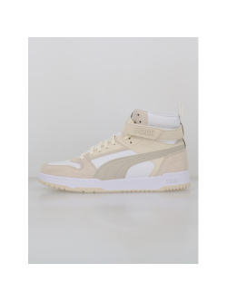 Baskets montantes rbd game blanc beige homme Puma wimod