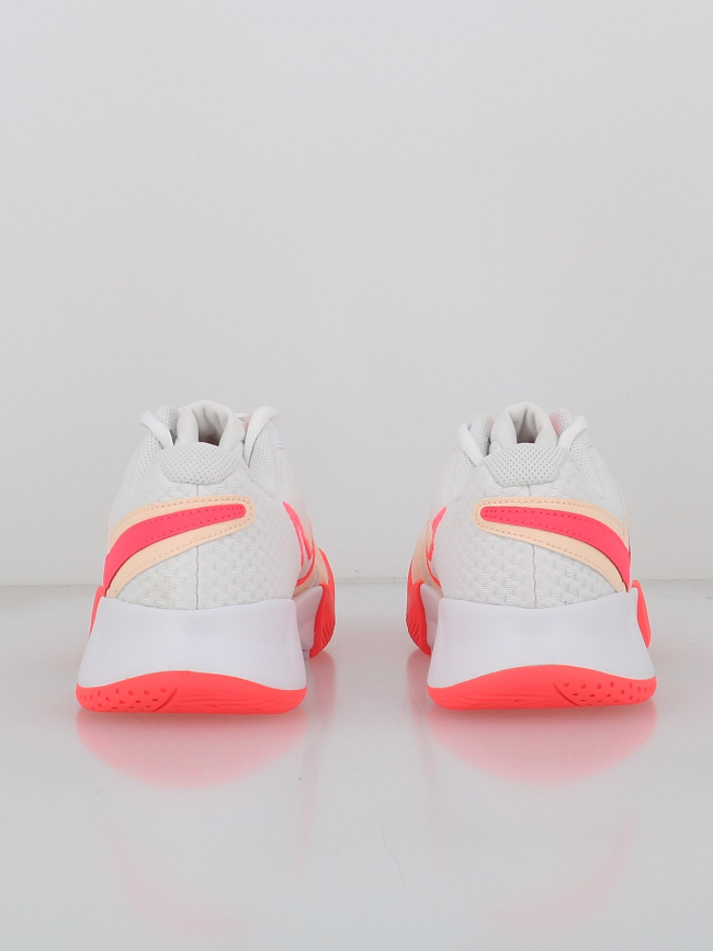 Chaussures de tennis court lite 4 rose blanc femme - Nike