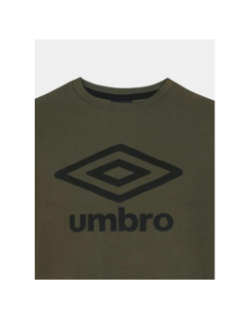 T-shirt à manches courtes logo noir kaki homme - Umbro