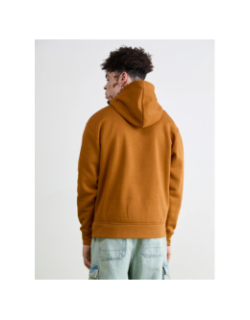 Sweat à capuche brooklyn logo jordan marron homme - Nike