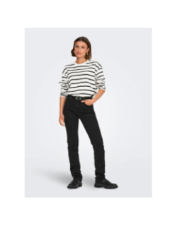 Jean taille moyenne slim fit onlsui noir femme - Only