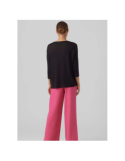 Pull fin manches 3/4 brianna noir femme - Vero Moda