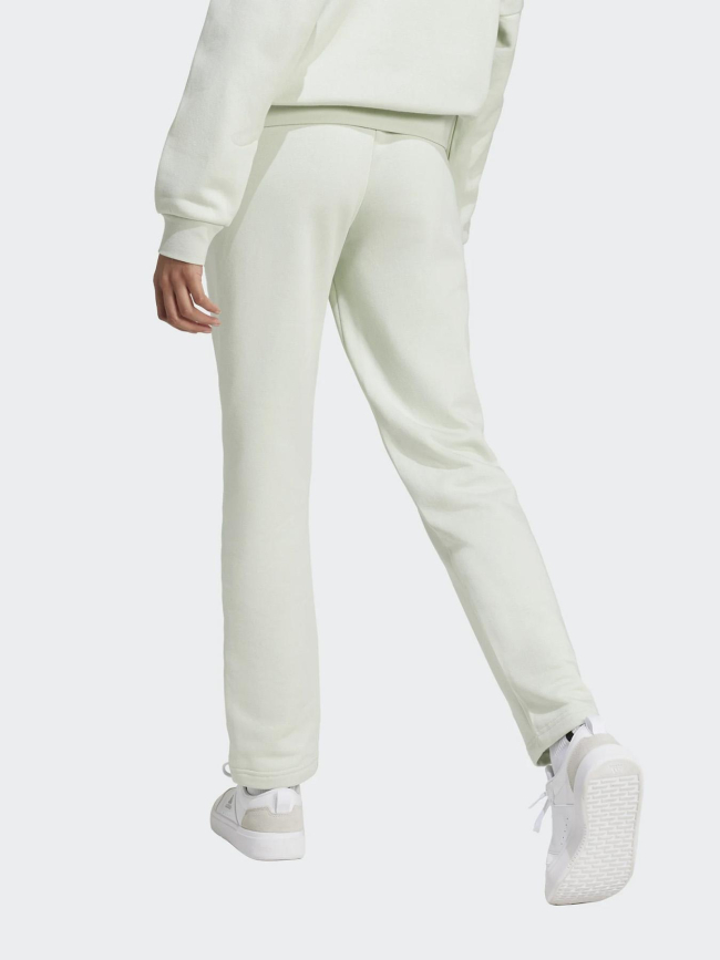 Pantalon de Jogging logo brodé uni vert clair femme - Adidas