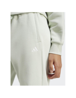 Pantalon de Jogging logo brodé uni vert clair femme - Adidas