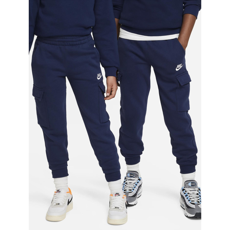 Pantalon de Jogging cargo nsw club bleu marine enfant - Nike